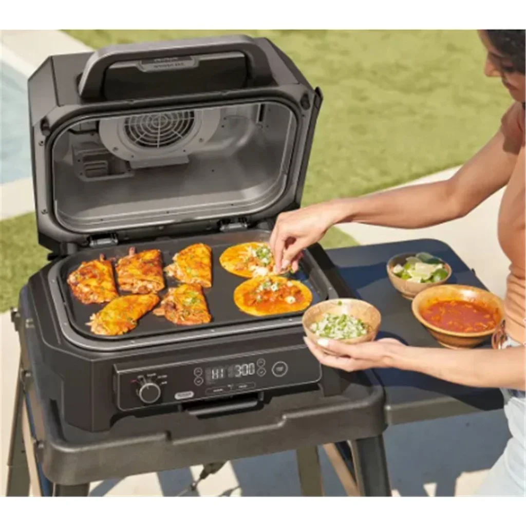 Plancha Ninja Woodfire XL 45x31 cm para Barbacoa Eléctrica