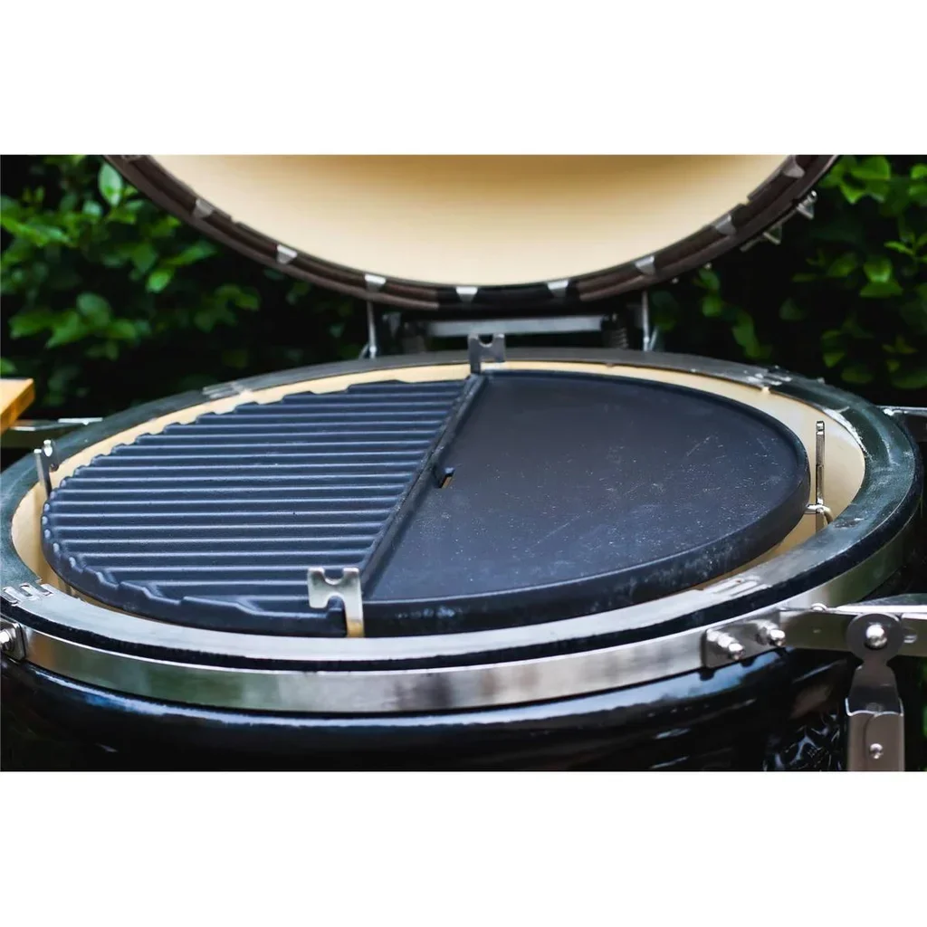 Plaque plancha fonte Monolith CLASSIC demi-lune double face