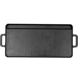 Plancha de Cocina Reversible de Hierro Fundido Pit Boss 25x50 cm Barbacoa Premium