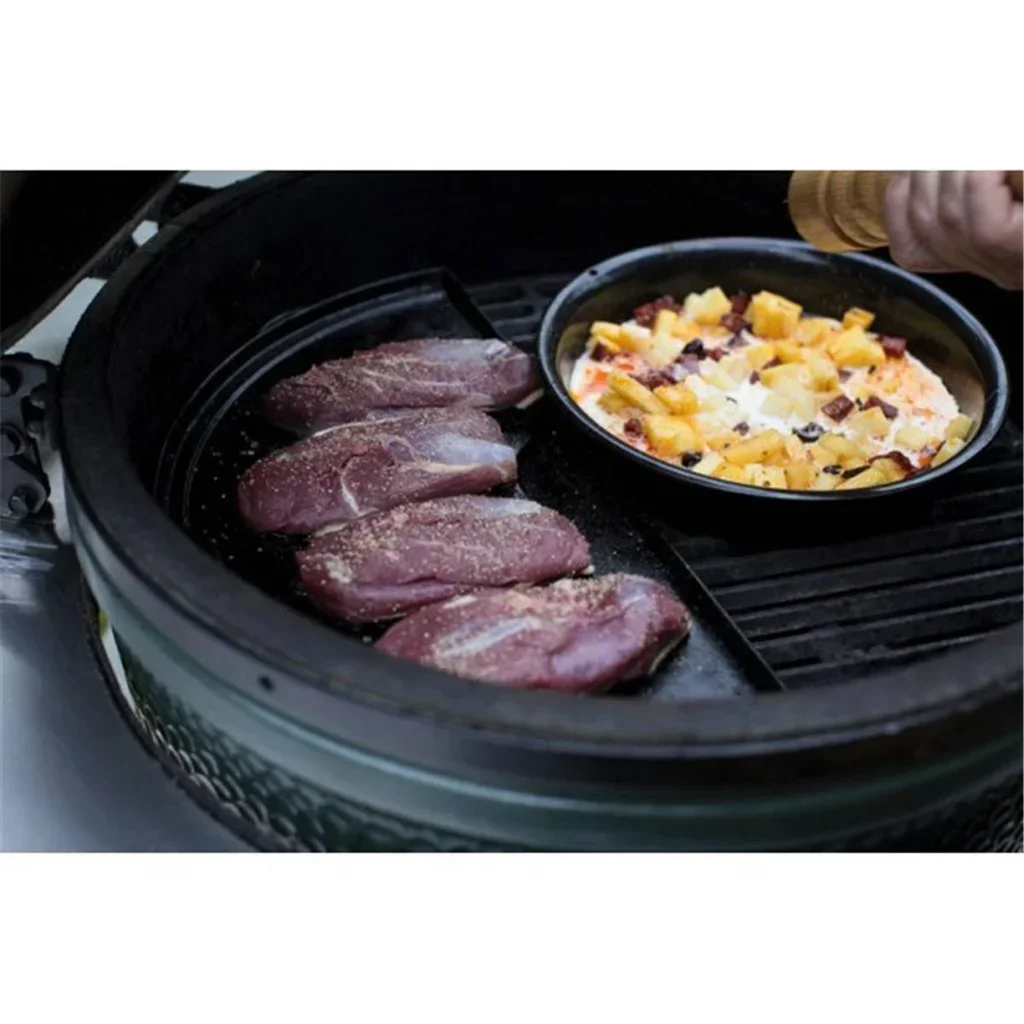 Plancha de Hierro Fundido Reversible Big Green Egg Large 35cm