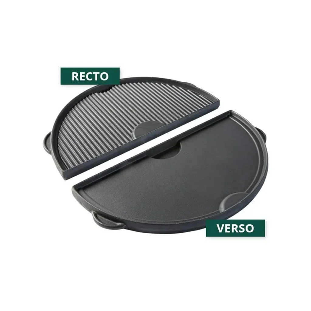 Plancha de Hierro Fundido Reversible para Big Green Egg X-Large 2XL 35cm