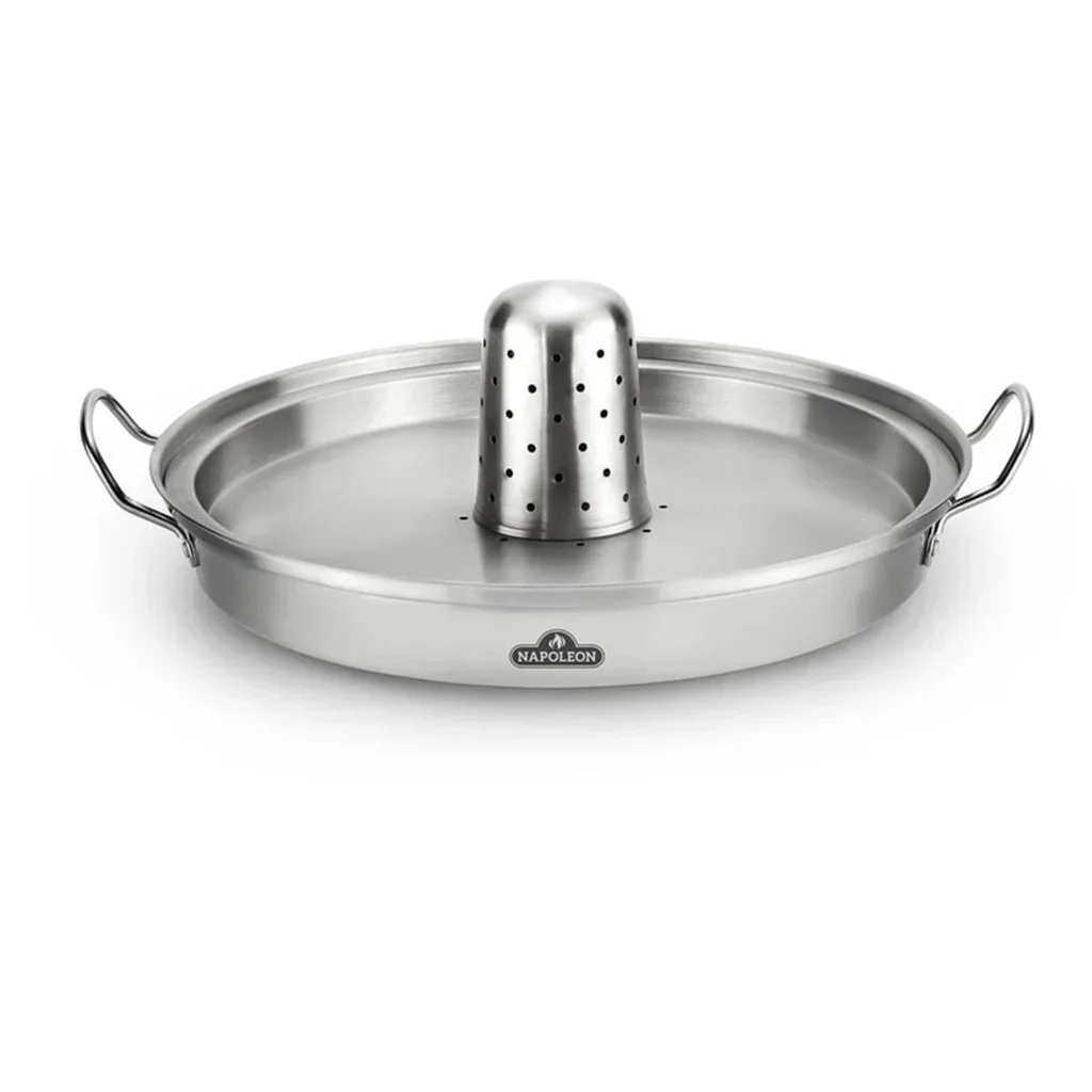 Bandeja Asadora de Pollo con Infusor de Aromas Acero Inoxidable Napoleon