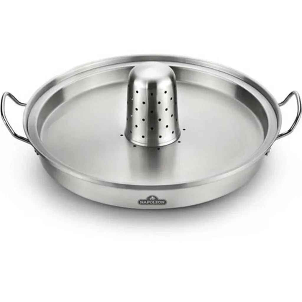 Bandeja Asadora de Pollo con Infusor de Aromas Acero Inoxidable Napoleon