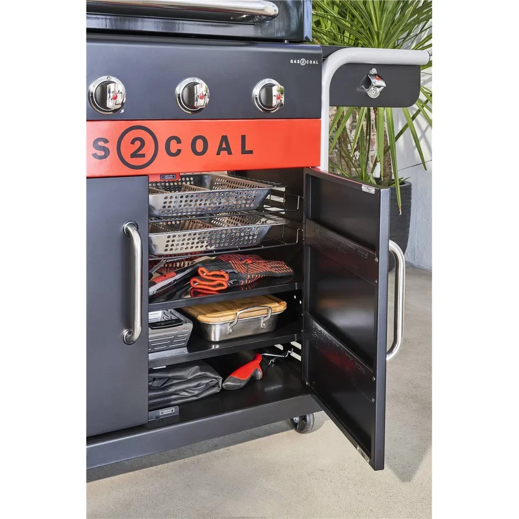 Estante interior de almacenamiento Char-Broil Gas2Coal 2.0 440 - Pack de 2 bandejas