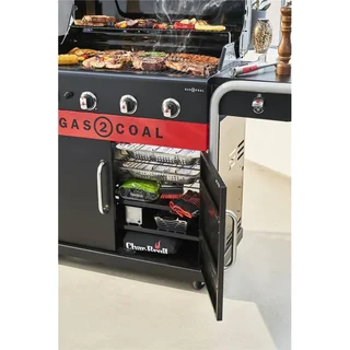 Estante interior de almacenamiento Char-Broil Gas2Coal 2.0 440 - Pack de 2 bandejas