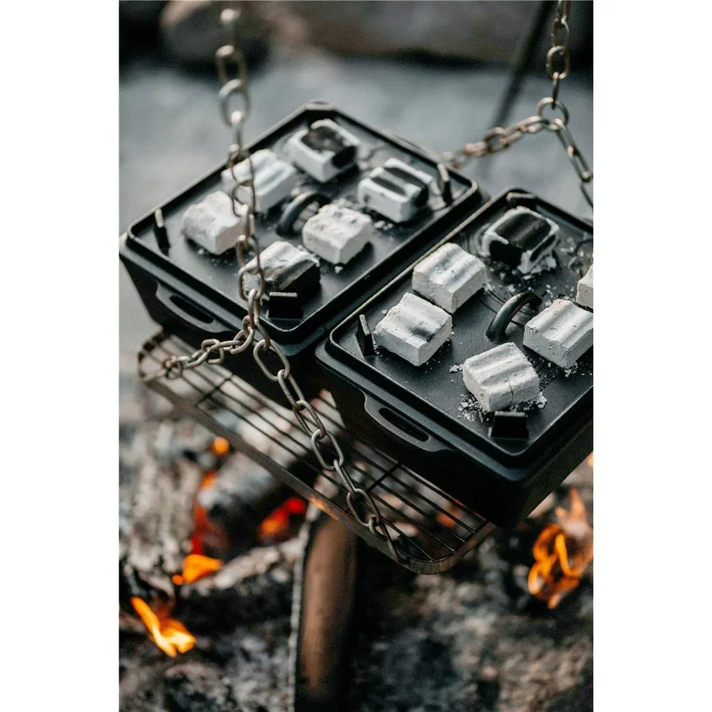 Fuente para horno con tapa Petromax k8 de hierro fundido 5,5L para horno y barbacoa