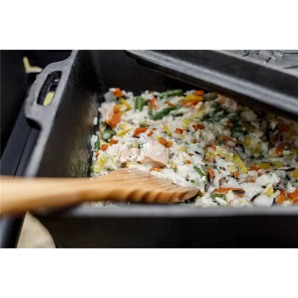 Fuente para horno con tapa Petromax k8 de hierro fundido 5,5L para horno y barbacoa