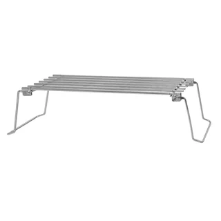 Bandeja calentadora deslizante de acero inoxidable 30-53 cm para placa de cocción