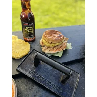 Gusseisen Steakpresse Master's für Grill 23 cm 1,24 kg