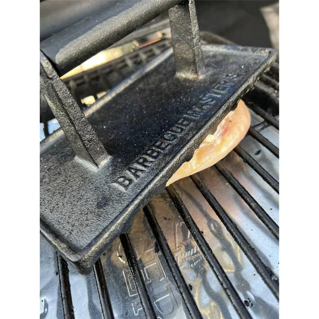 Gusseisen Steakpresse Master's für Grill 23 cm 1,24 kg