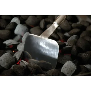 Rastrillo de carbón Steven Raichlen – Herramienta limpieza barbacoa 83 cm