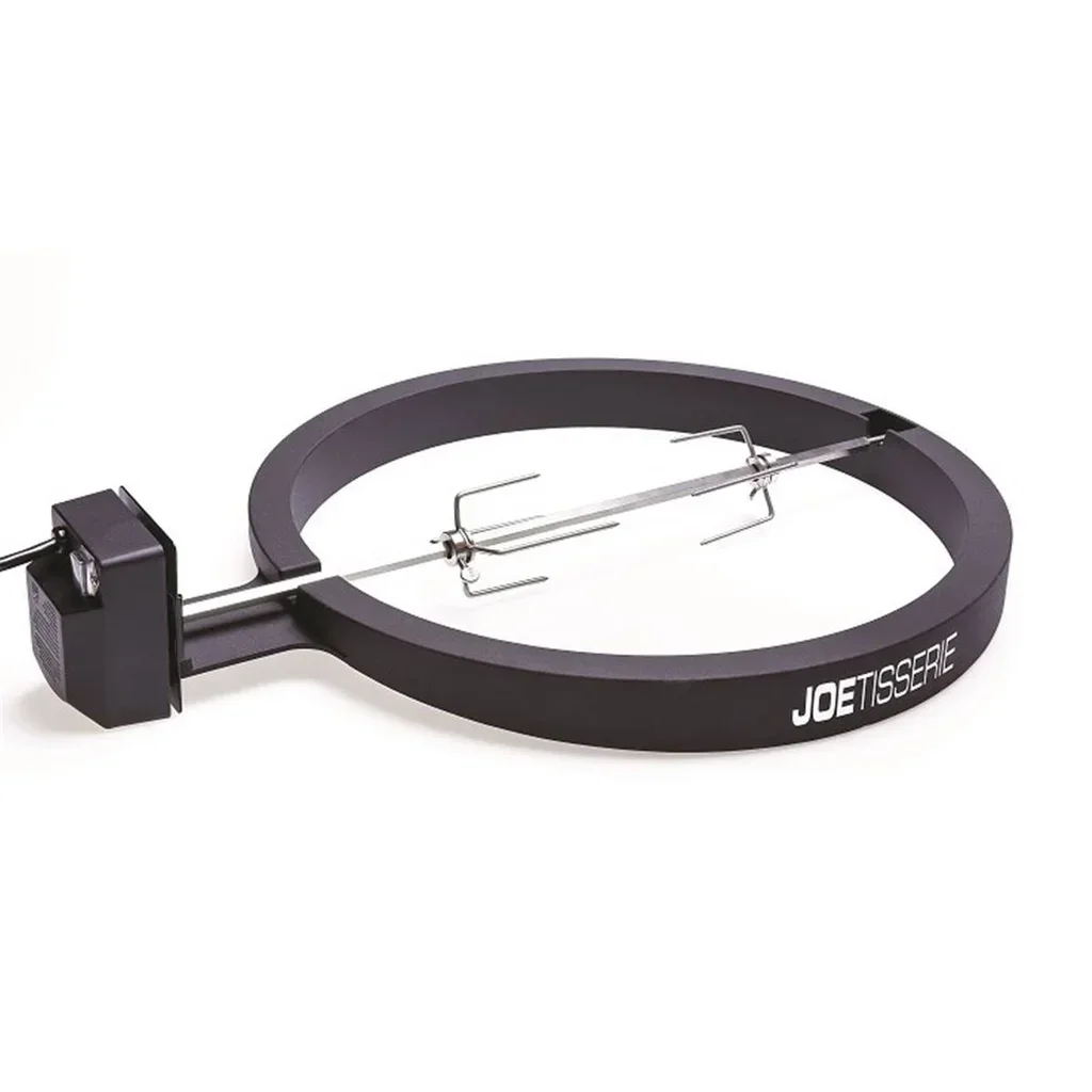 Rostizador JoeTisserie para Kamado Classic Joe con brocheta de acero inoxidable y motor silencioso 240V