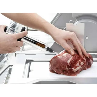 Edelstahl Marinadenspritze Napoleon mit 2 Präzisionsnadeln