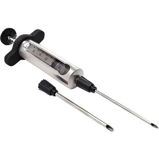 Edelstahl Marinadenspritze Napoleon mit 2 Präzisionsnadeln