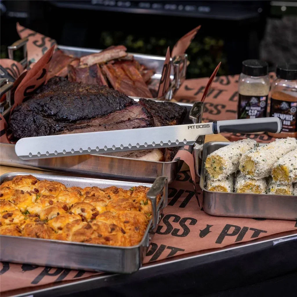 Pit Boss Premium 4-Piece BBQ Knife Set - Stainless Steel