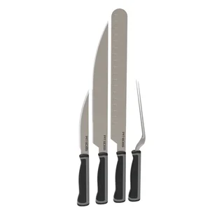 Pit Boss Premium 4-Piece BBQ Knife Set - Stainless Steel