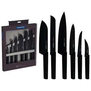 Set de 6 cuchillos de cocina Tramontina Nygma acero inoxidable