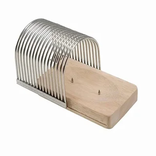 Support découpe pommes de terre Hasselback acier inoxydable barbecue