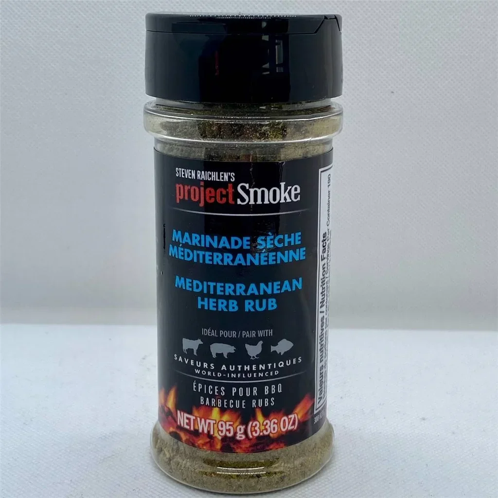 Steven Raichlen Project Smoke Especias Mediterráneas 95g Condimento BBQ Parrilla