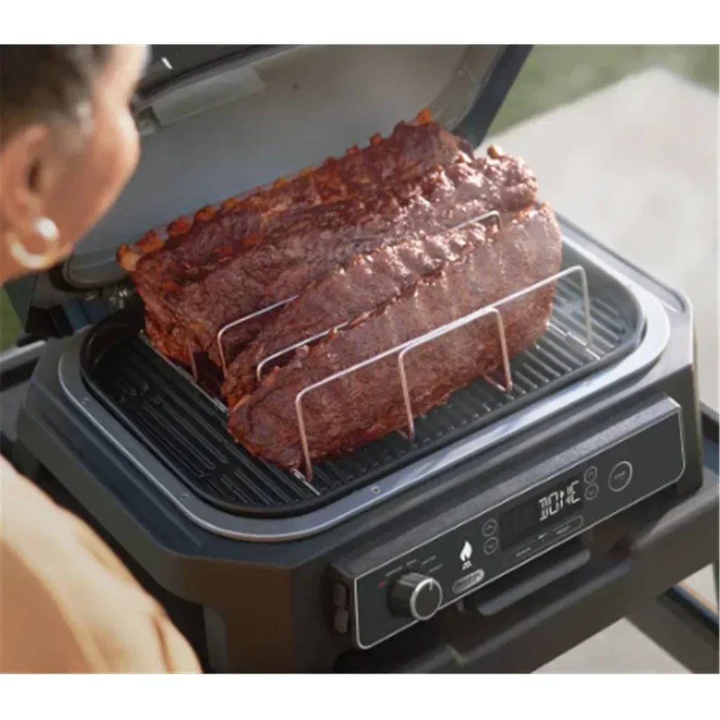 Soporte para costillas BBQ ahumador Ninja Woodfire XL 30cm - Rack para fumar costillas