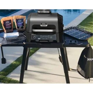 Soporte para costillas BBQ ahumador Ninja Woodfire XL 30cm - Rack para fumar costillas