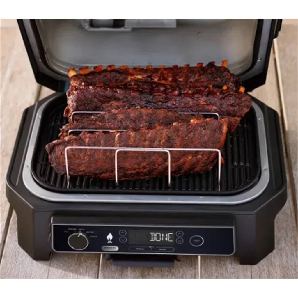 Soporte para costillas BBQ ahumador Ninja Woodfire XL 30cm - Rack para fumar costillas