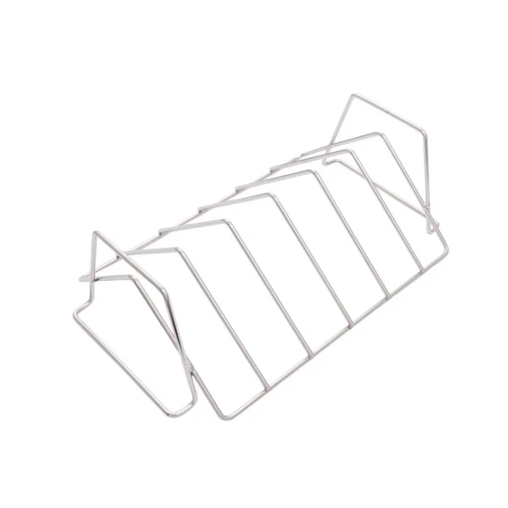 Soporte cocción acero inoxidable costillas asadas GRILL+ Char-Broil barbacoa