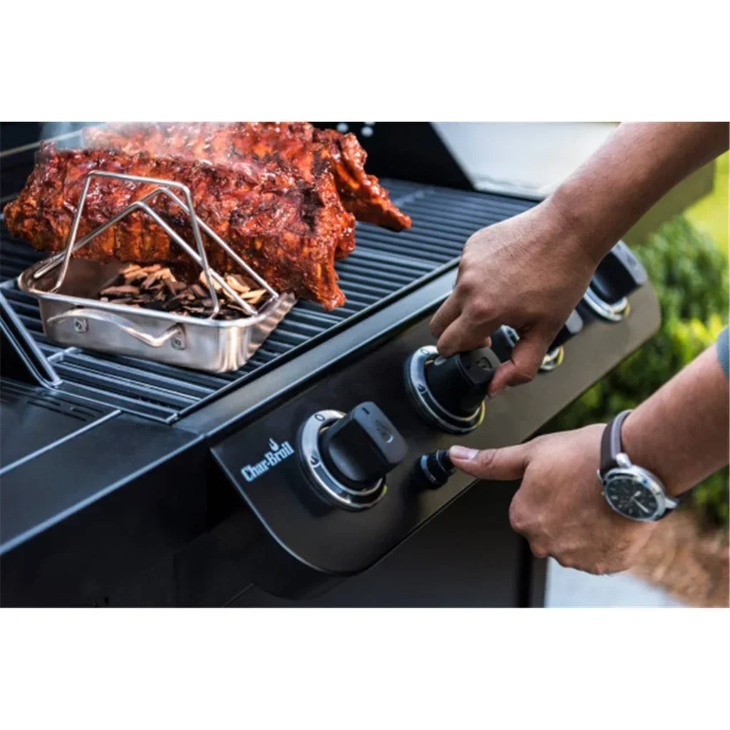 Stainless steel roast rib cooking rack GRILL+ Char-Broil BBQ