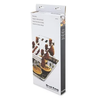 Soporte para cocinar alas de pollo acero inoxidable 12 piezas