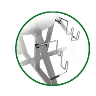 Estante lateral de almacenamiento Big Green Egg carrito cuna