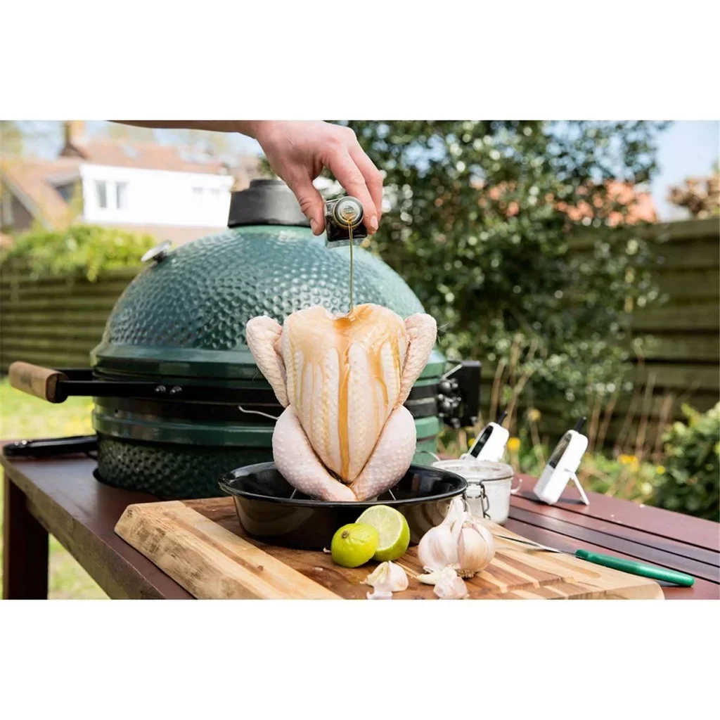 Asador Vertical de Pollo de Acero Inoxidable para Big Green Egg