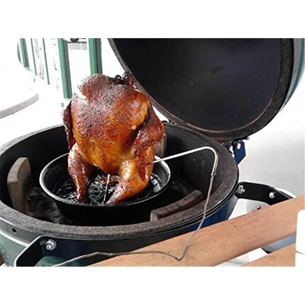 Asador Vertical de Pollo de Acero Inoxidable para Big Green Egg