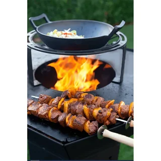 Soporte wok y cacerola para brasero Nestor Barbecook - Accesorio barbacoa