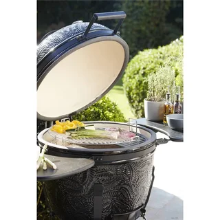 Rejilla Divide & Conquer de Acero Inoxidable para Kamado Kamal Ø 60 cm - Accesorio BBQ Cocción Indirecta