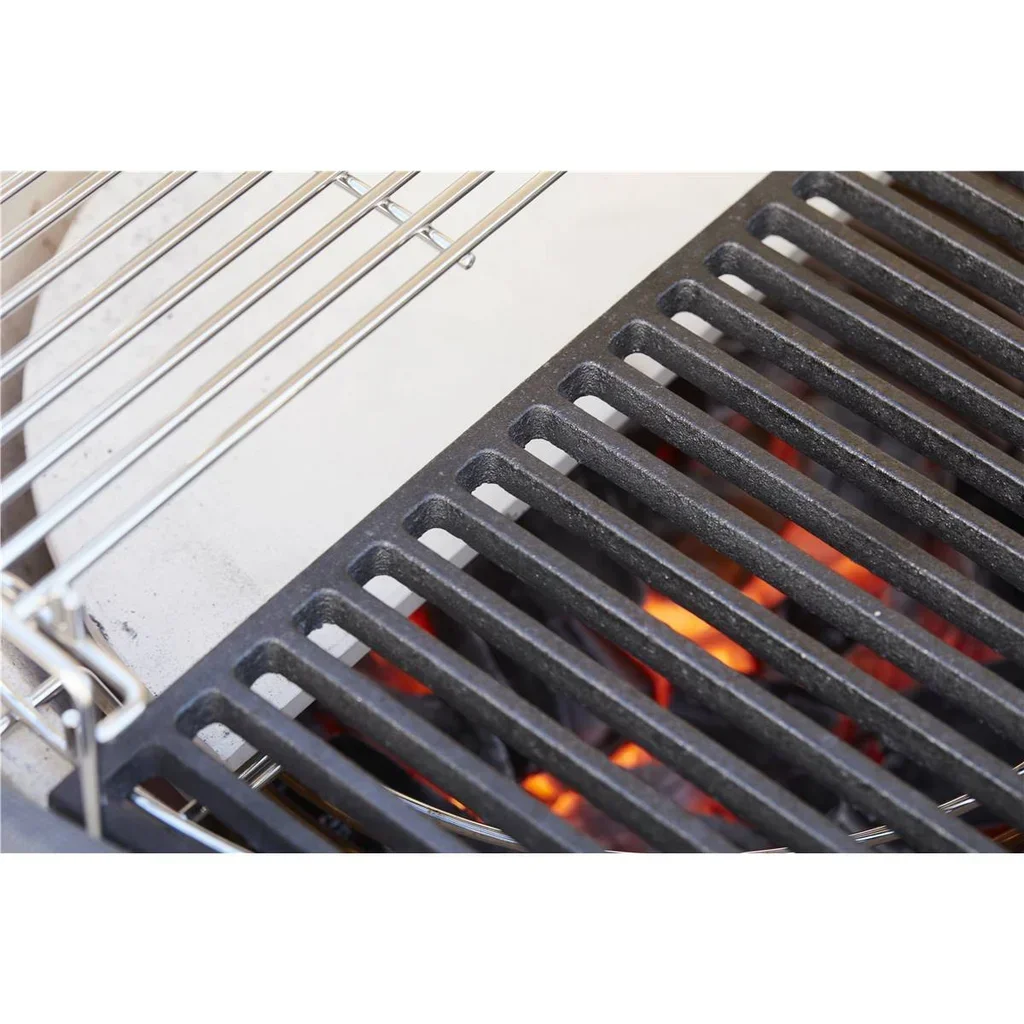 Rejilla Divide & Conquer de Acero Inoxidable para Kamado Kamal Ø 60 cm - Accesorio BBQ Cocción Indirecta