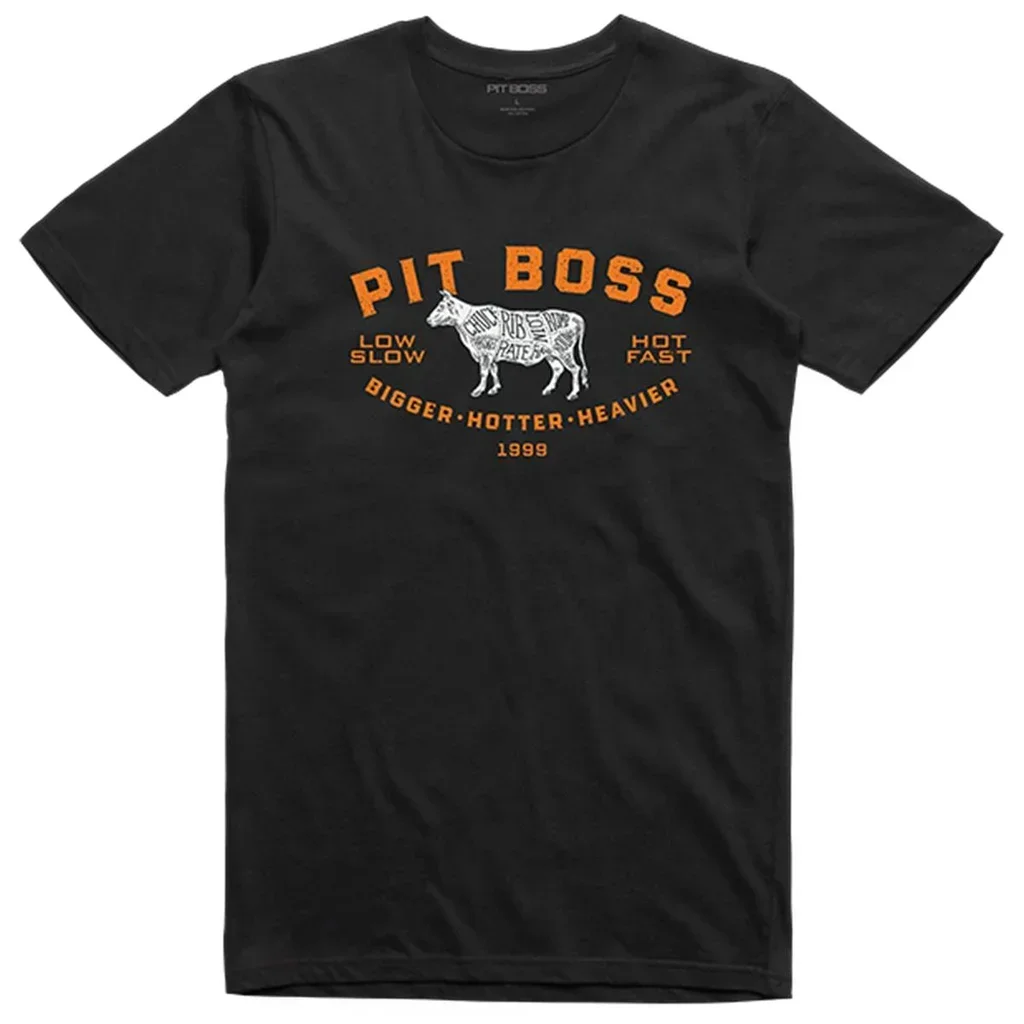 Camiseta Pit Boss Hombre Grilling Master Negro Maestro de la Barbacoa