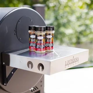 Table d'appoint pliable acier inoxydable barbecue LG700 LG900 37x30cm