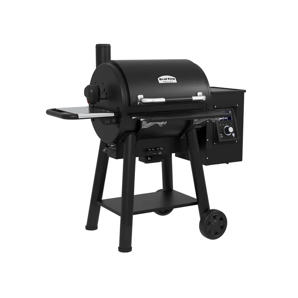 Estante Frontal Abatible Broil King Parrilla de Pellets Ahumador 400