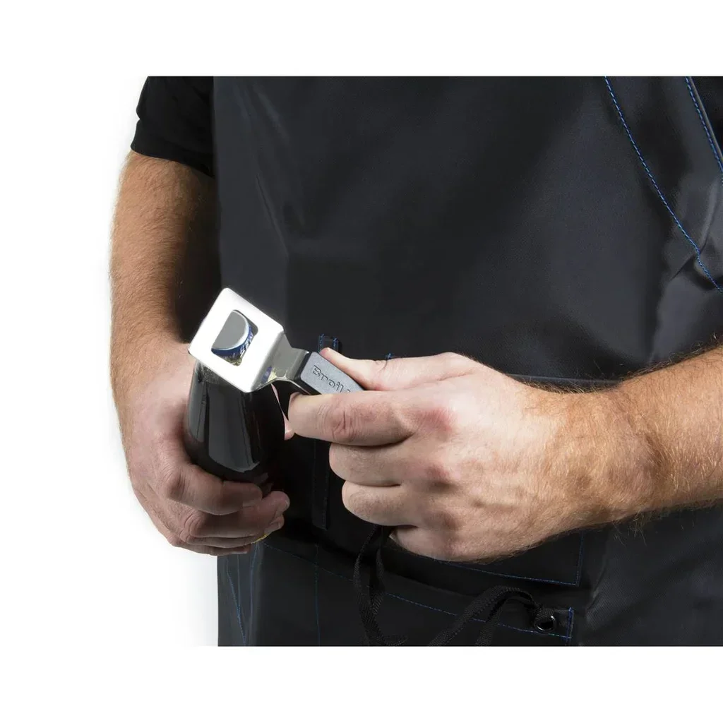 Broil King Waterproof PVC BBQ Apron with Pockets Adjustable Straps Grilling