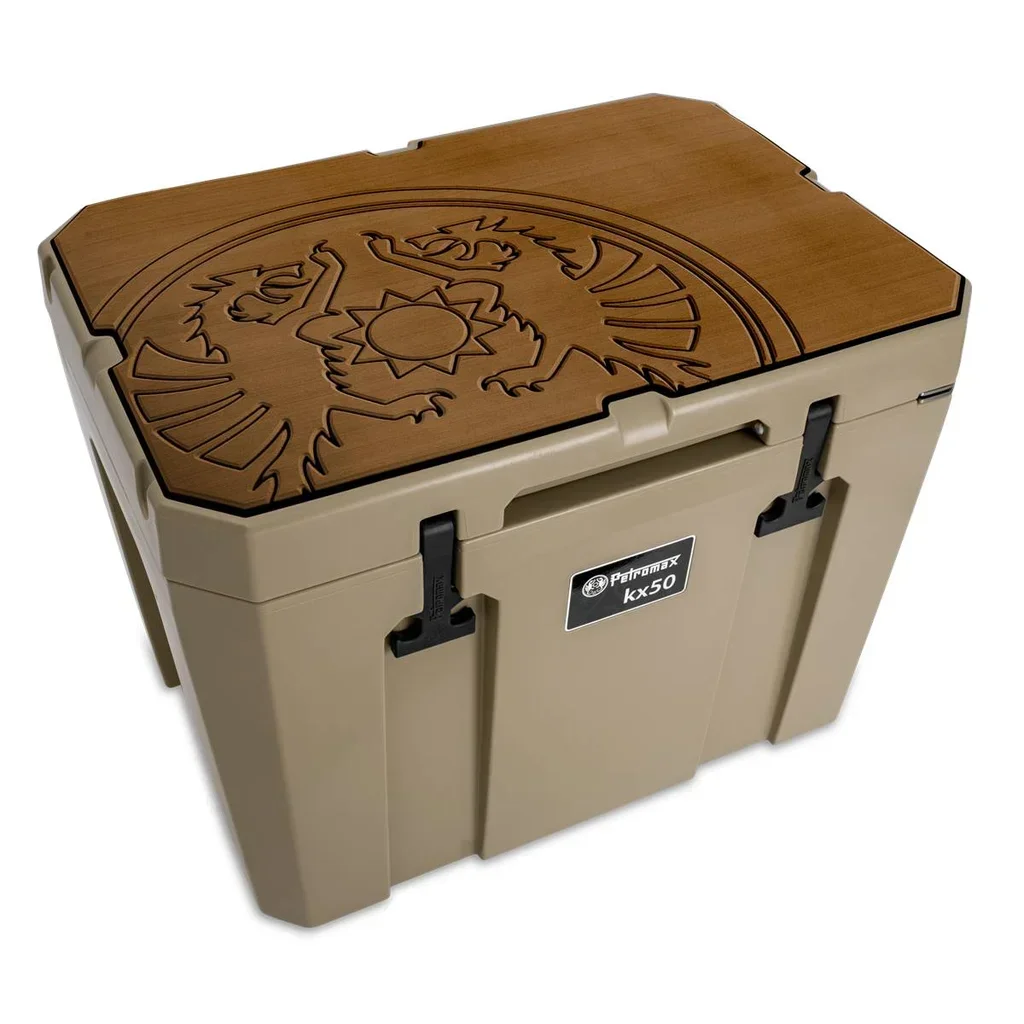 Tapete antideslizante nevera KX50 acabado marrón rayado protección tapa