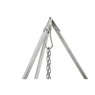Trípode Colgante de Hierro Fundido Petromax Cocina Fogata Ajustable Camping Exterior