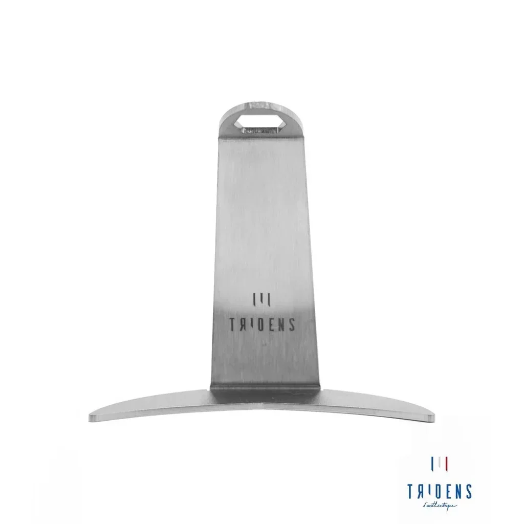 Tenedor de Servicio Acero Inoxidable 316L con Soporte Grabado Tridens Caja Regalo Kraft