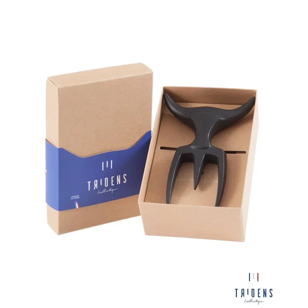 Tenedor Tridens Onyx edición limitada acero inoxidable 316L negro mate