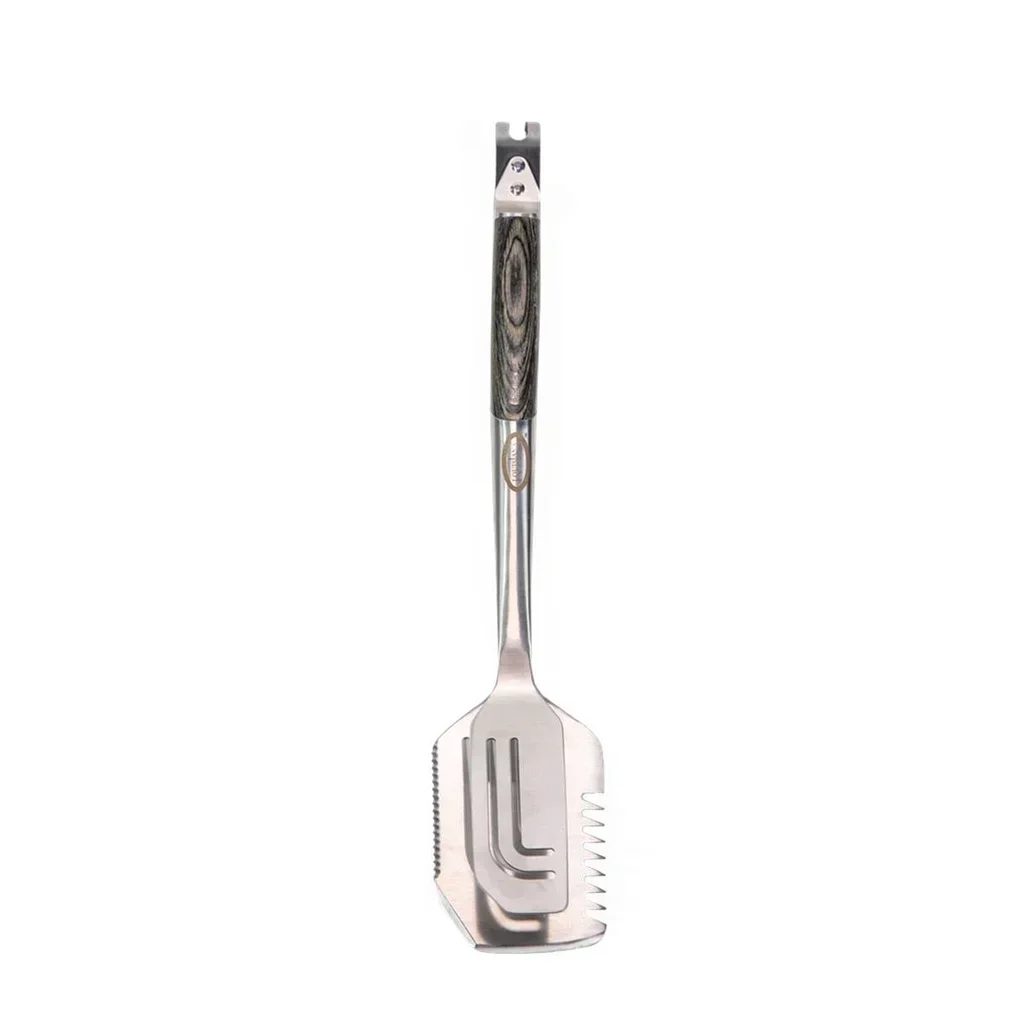 Herramienta multifunción para barbacoa Louisiana Grills espátula pinzas acero inoxidable