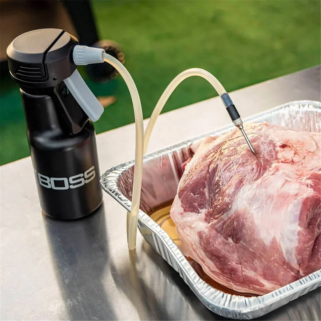 Pulverizador Inyector Marinada Pit Boss 2-en-1 BBQ Ahumador