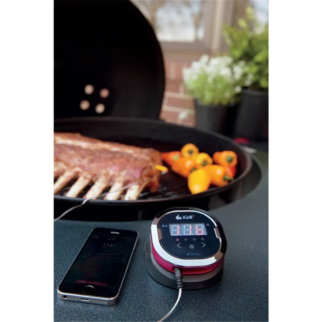 Weber iGrill 2 Termómetro de Carne Bluetooth Inalámbrico Doble Sonda