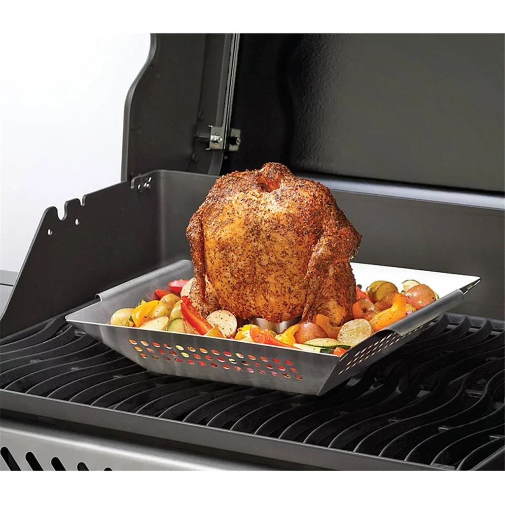 Wok Grill Acero Inoxidable Napoleon – Asador Pollo Profesional