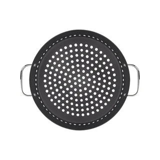 Perforated Wok 30 cm Anodized Aluminum Non-Stick Tramontina for BBQ