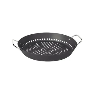 Perforated Wok 30 cm Anodized Aluminum Non-Stick Tramontina for BBQ