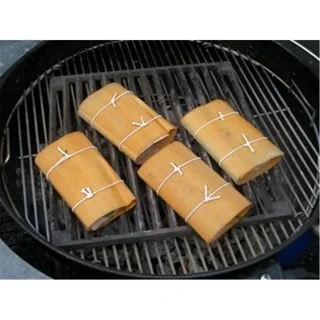 Steven Raichlen Fogli di Legno di Cedro 8pz 20x15cm Barbecue Griglia